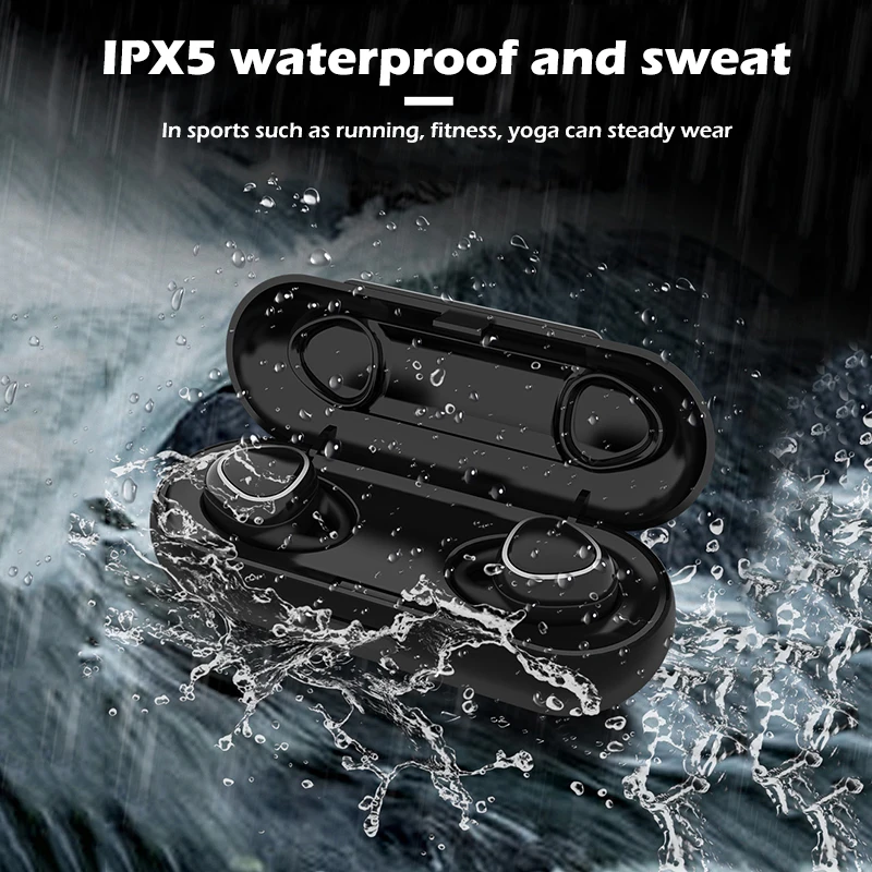 Беспроводные наушники вкладыши Xi7 TWS мини Bluetooth магнитные с микрофоном Спортивная