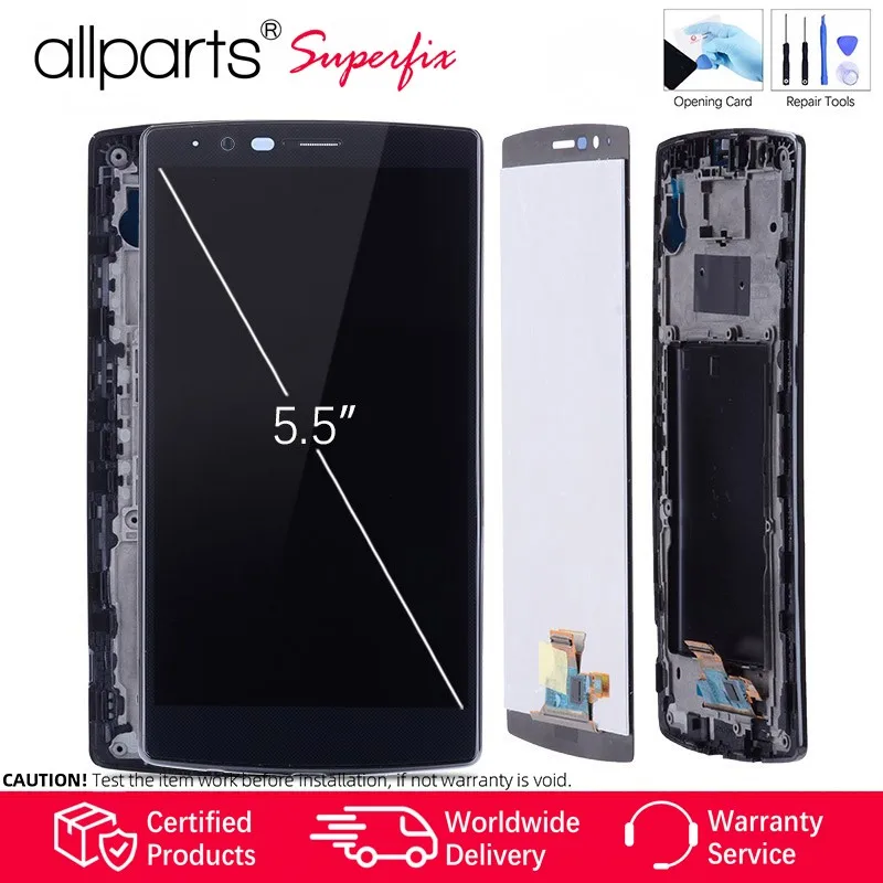 Дисплей и тачскрин LCD Dual SIM 2560x1440 5,5" для LG G4 H818, замена H818P