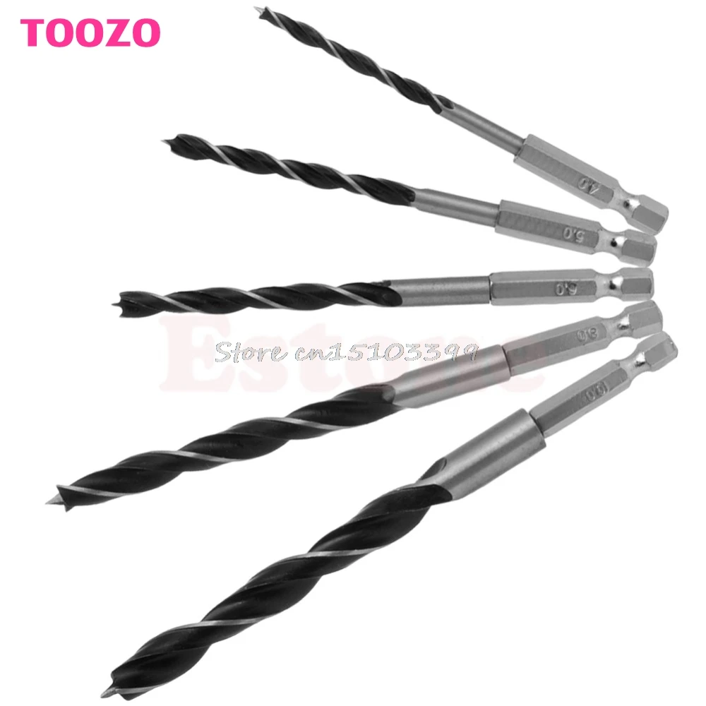 Набор сверл металлические инструменты для быстрой смены 4 5 6 8 10 мм 1/4 дюйма