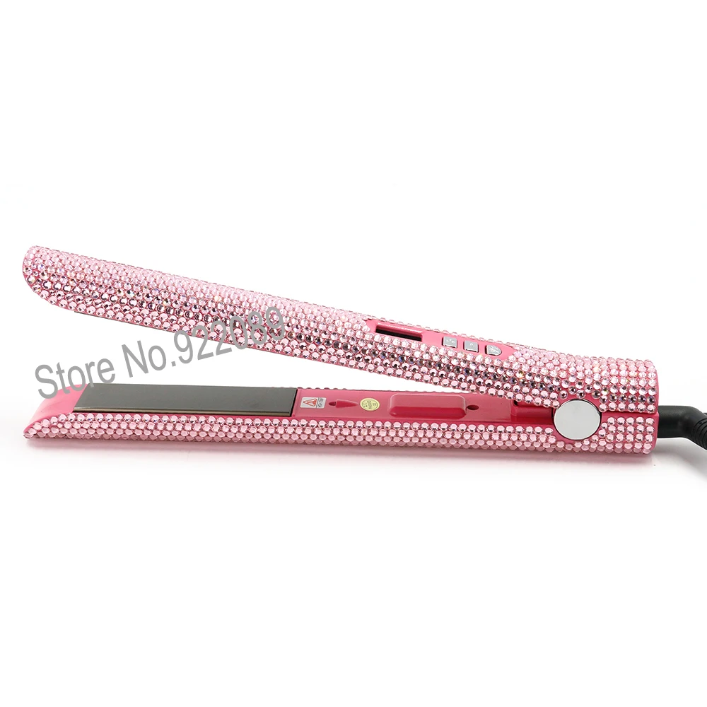 Выпрямитель для волос с кристаллами и титановой пластиной|hair straightener|hair flat ironhair |