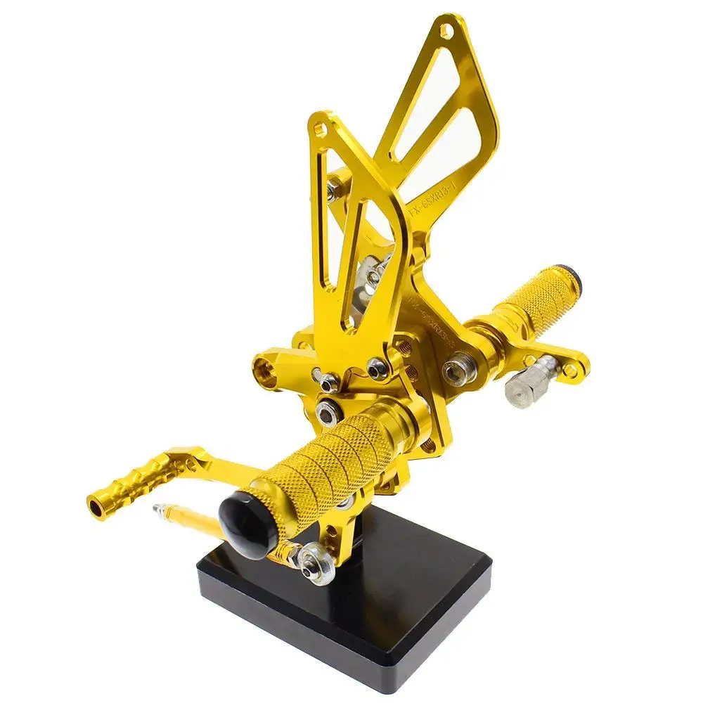 Для Suzuki GSX-R750 1997-2005 мотоцикл задний Набор аксессуаров CNC регулируемый подножки