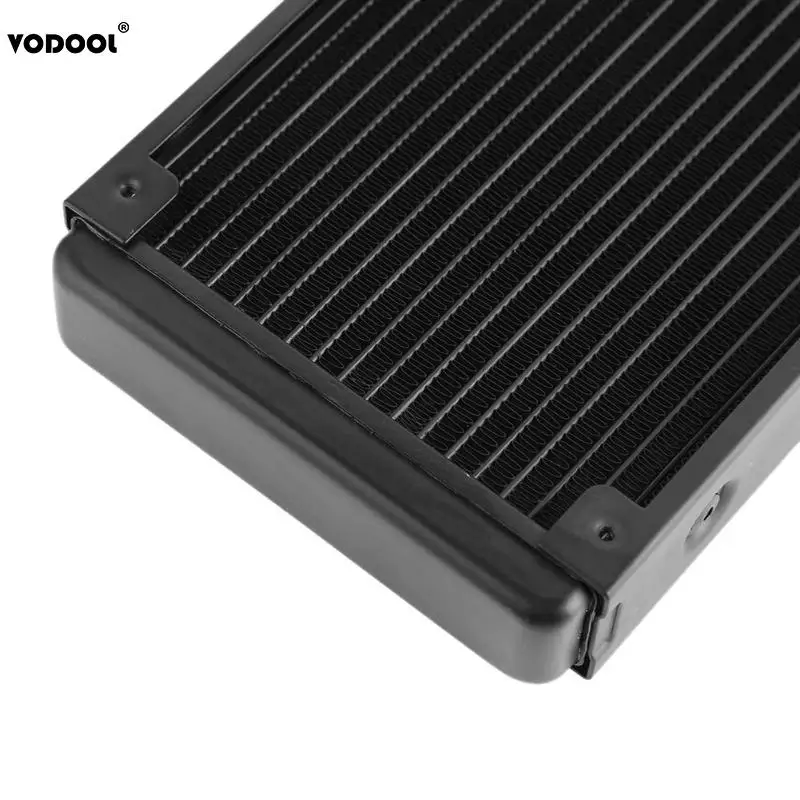 VODOOL 480 мм 18 трубок компьютер ПК система водяного охлаждения разрядка воды PC cpu жидкая вода с прямой резьбой радиатор