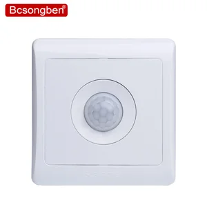 Bcsongben Новые поступления 220 В 86 настенный умный дом светодиодный инфракрасный контроль энергосберегающий задержка света s лампы датчик движения выключатель света