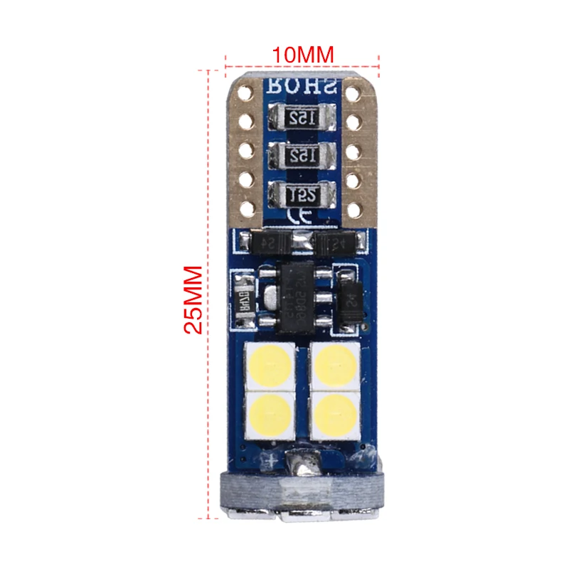 Новый 100% CANBUS без ошибки T10 светодиодная для парковки машины свет 3030 SMD 12smd W5W WY5W 501