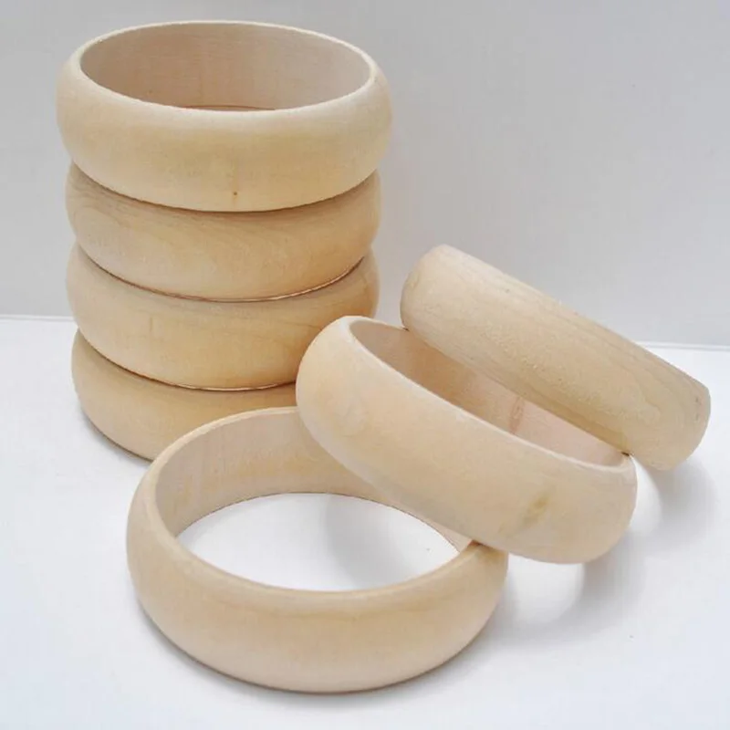 20 шт. неокрашенные стразы ширина 2 см внутренний диаметр 6 50 см|wooden bangles|bangles woodnatural