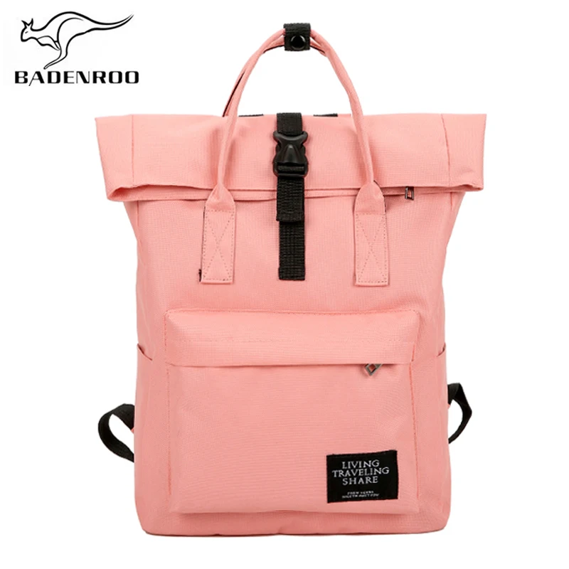 

Badenroo Large Capacity Canvas Women Backpack Men Laptop Backpack Mochila Escolar Girls School Bags Backpack for teens Rucksack