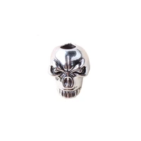 10pclot keychain ring buckle diy string outdoor paracord accessories pendant metal skull beads pirate camping