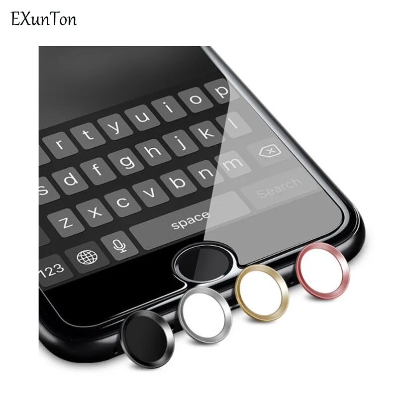 EXUNTON 2 шт. для iPhone 8 Plus домашняя кнопка наклейка отпечаток пальца индентификация