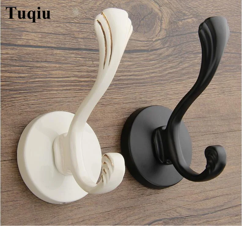 Настенный крючок для халата из цинкового сплава аксессуары ванной комнаты в