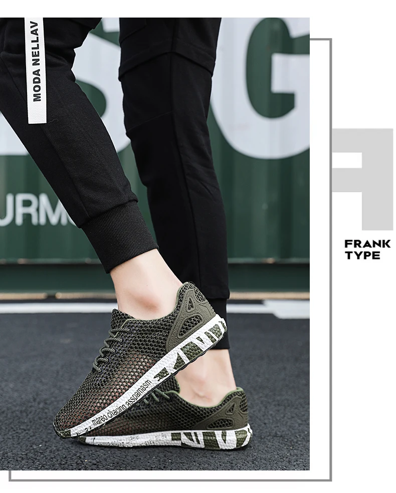 SHANTA/Классические Zapatillas; коллекция года; летние модные сандалии для мужчин; пляжная дышащая мужская обувь из сетчатого материала; брендовая повседневная мужская обувь