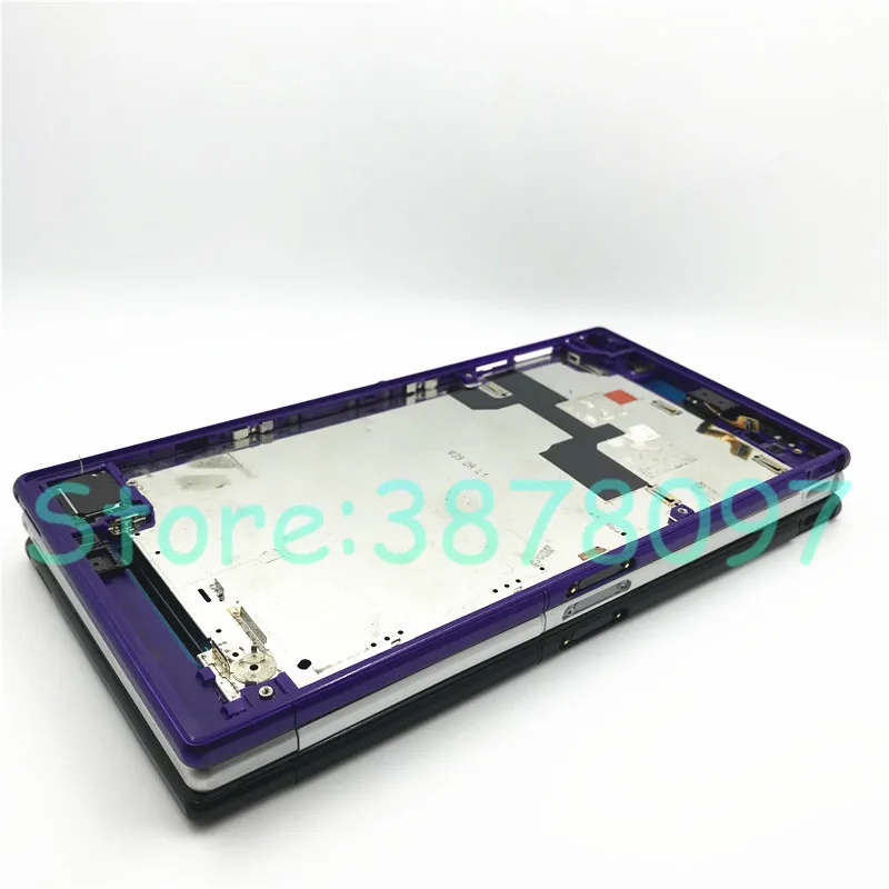 Передняя и средняя рамка корпус корпуса для Sony Xperia Z Ultra XL39h XL39 C6802 C6806 C683 C6843 C6833