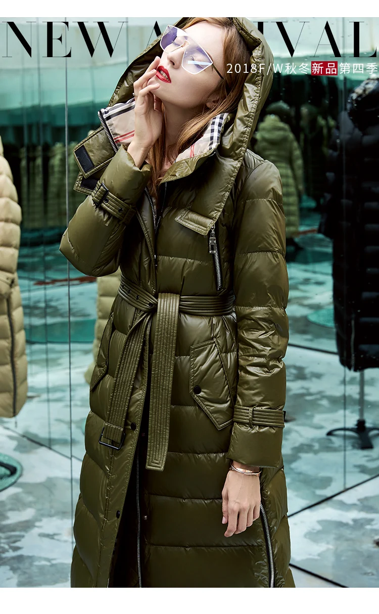 winter jacket women down jackets fashion fox large fur collar thickening fancy goose down coat outerwear long down parkas