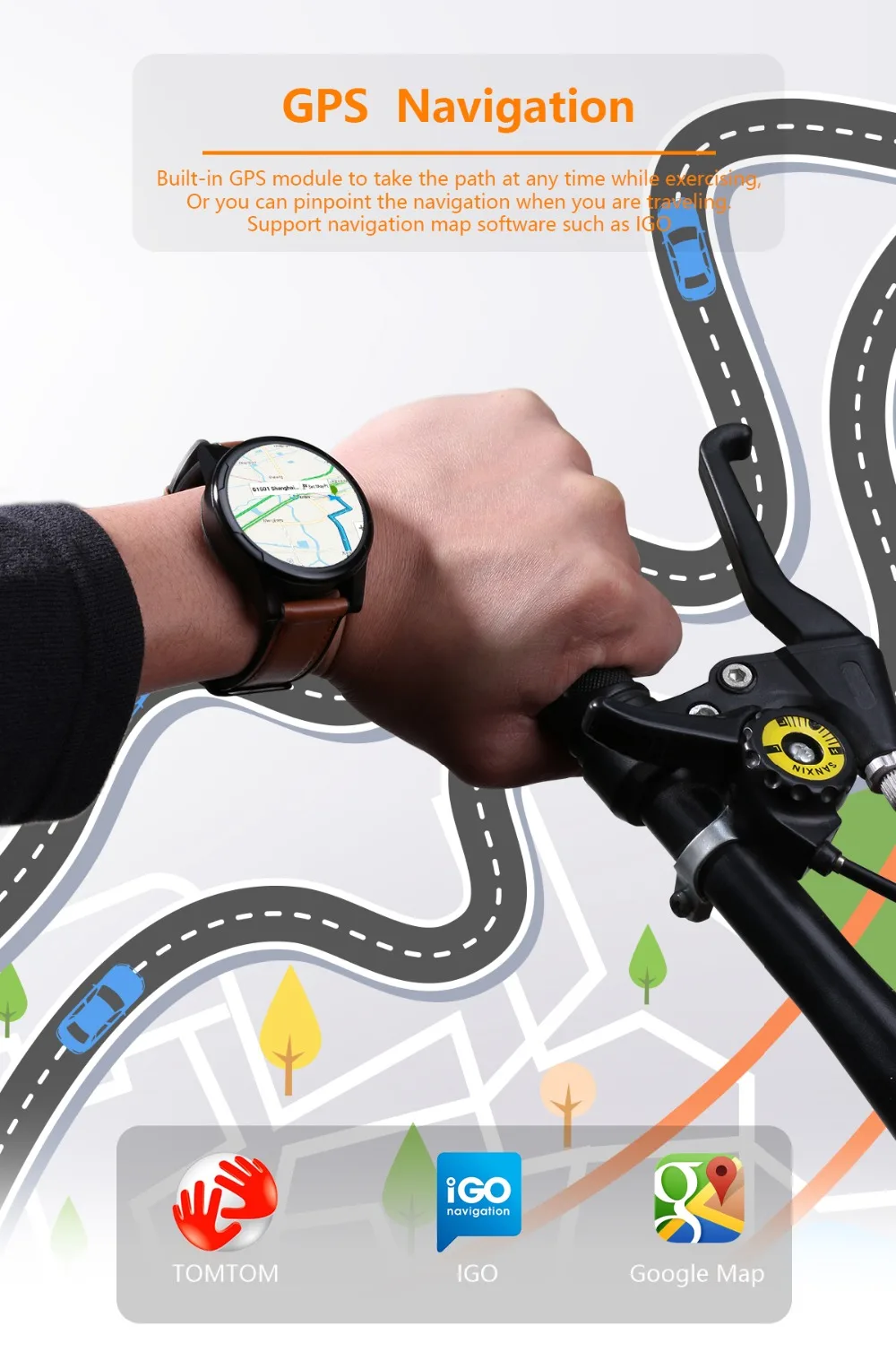 Смарт часы gps MTK6739 3 ГБ+ 32 Гб большой памяти 4G smartwatch Android часы камера наручные Бизнес для мужчин pk z28 allcall w2 w1