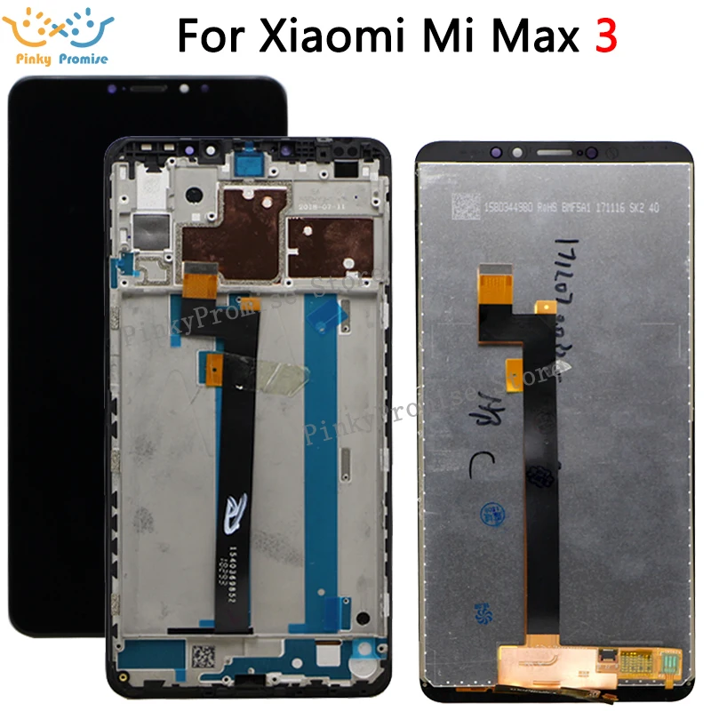ЖК дисплей 6 9 дюйма для Xiaomi Mi Max 3 + сенсорный экран новый дигитайзер стеклянная