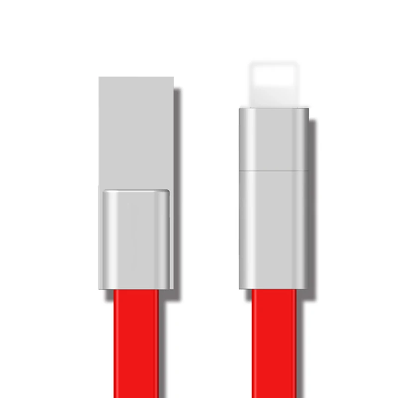 Red Apple TTKK повторно использованный Ремонтопригодный USB кабель для передачи данных и зарядки кабель для передачи данных многоразовый USB кабель 1,5 м - Цвет: Red Apple