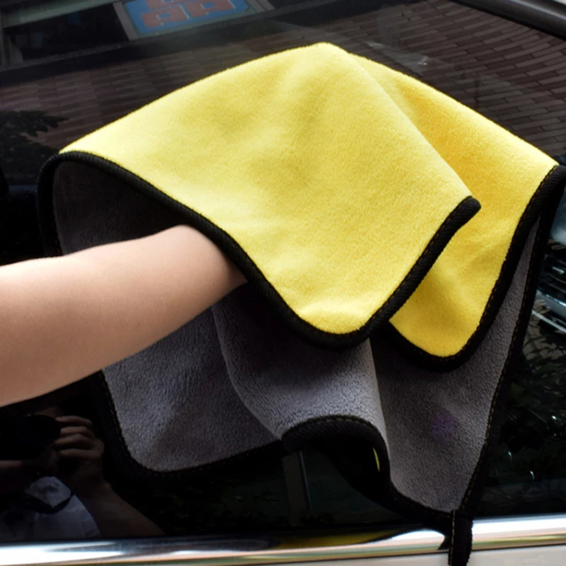 Car Polishing Washing Towels Plush Microfiber Cleaning Towel Auto Cloth Detailing Wash Drying | Автомобили и мотоциклы