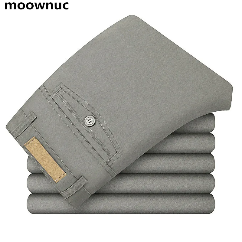 

New men's Business Casual Pant Men Long Soft cotton Pants Mens Trousers Homme Good Quality trouser men Plus size 28-38 pant man