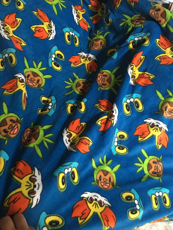 Милый мультфильм Pocket Monster Fennekin хлопок флис ткань швейные Лоскутное Лоскутная