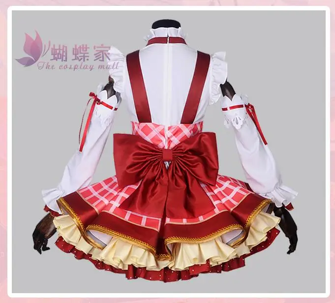 Аниме Love Live! Yazawa Нико Косплей букет цветов Пробуждение серия платье Костюм для