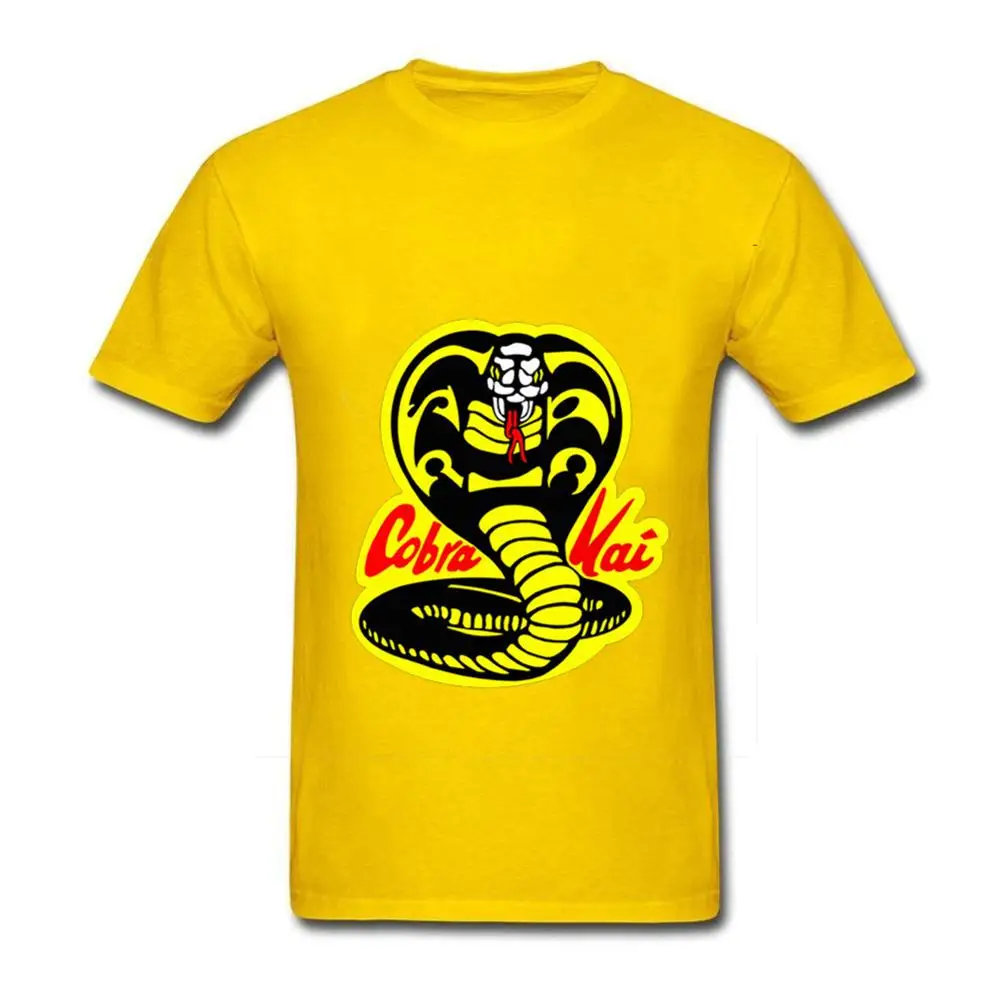 Новинка 2019 года Vestido винтажные футболки verano Cobra Kai Мужская футболка для карате