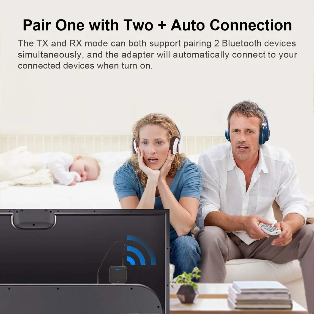 Longet Bluetooth v5.0 приемник/передатчик CSR8675 чип 2 в 1 aptX низкой задержкой Dual Stream HD аудио