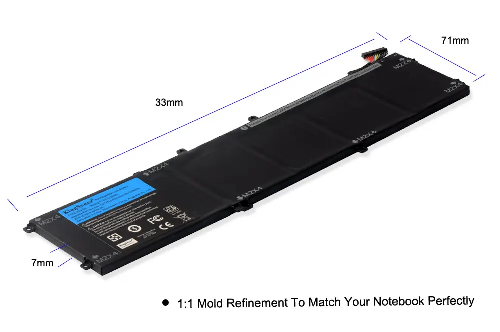 KingSener 90V7W Новый аккумулятор для ноутбука Dell XPS 13 9343 9350 13D серия ноутбук JHXPY 0N7T6 JD25G 7 4