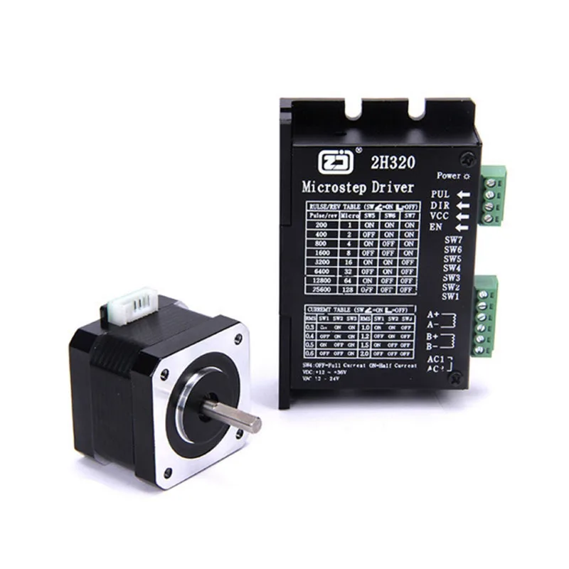 

4218HB1 + 2H320 drive stepper motor kit with matching motor drive 128 subdivision