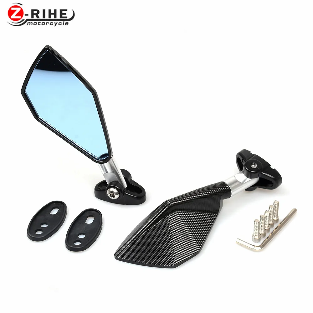 Алюминиевое универсальное мотоциклетное боковое зеркало для KAWASAKI Z250 Z800 Z1000 z750