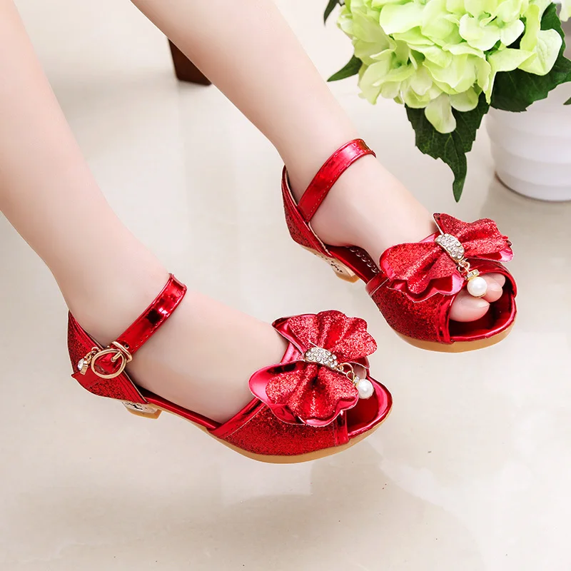 Обувь принцессы в Корейском стиле с цветочной волшебной пастой Повседневная