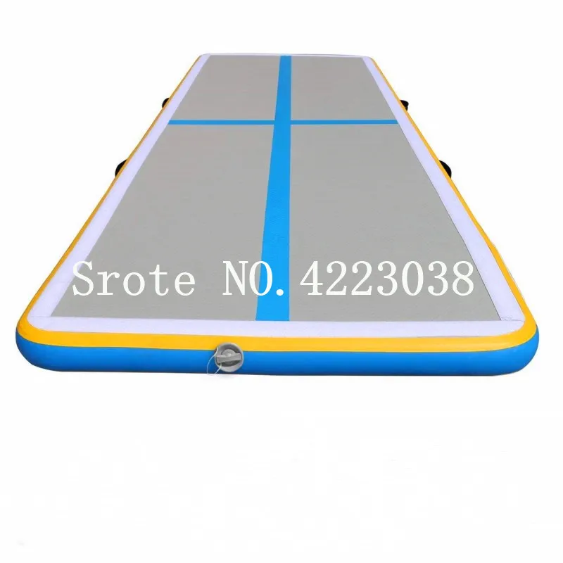 Цена Гимнастический надувной воздушный трек, гимнастический мат для акробатики, 6 м в длину, ширина 2 м, толщина 20 см