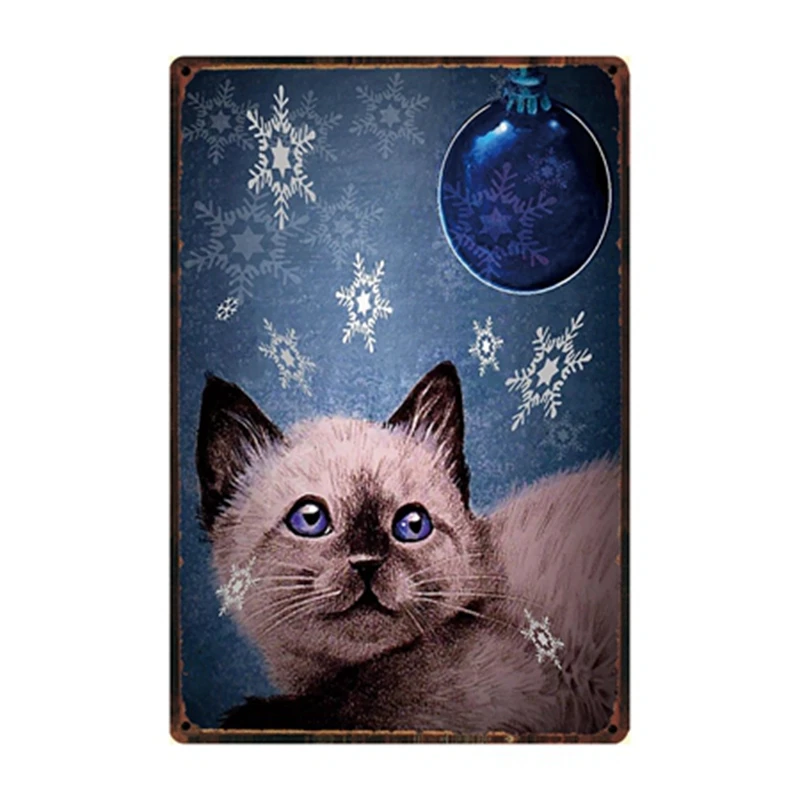 

[ Kelly66 ] The Cats Metal Sign Tin Poster Home Decor Bar Wall Art Painting 20*30 CM Size y-2166