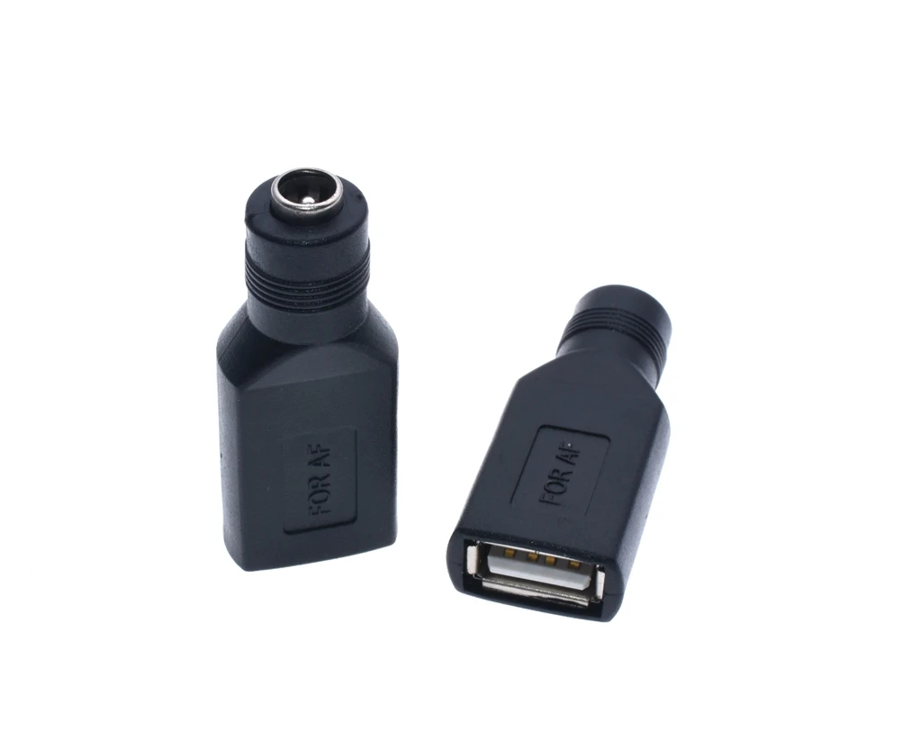1 шт. 5 5*2 мм гнездовой разъем к USB 2 0 штекер/гнездовой в постоянного тока Штекерный