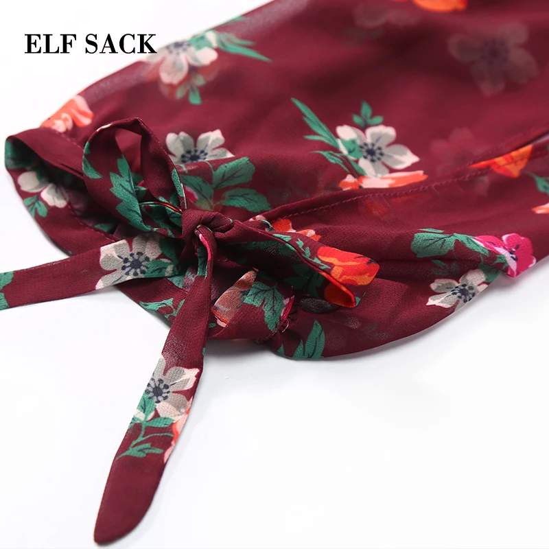 Женское платье до середины икры ELFSACK Повседневное трапециевидной формы с