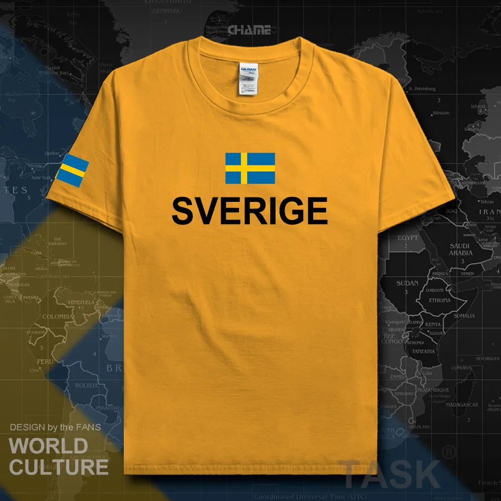 Шведские футболки Sverige man футболка шведская Swede 2017 с трикотажной командой сборная