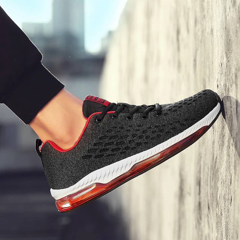 APTESOL Men Brand High Quality Mesh Running Shoes Mens Outdoor Non-Slip Walking Breathable Soft Sneakers Male Size 39-44 | Спорт и