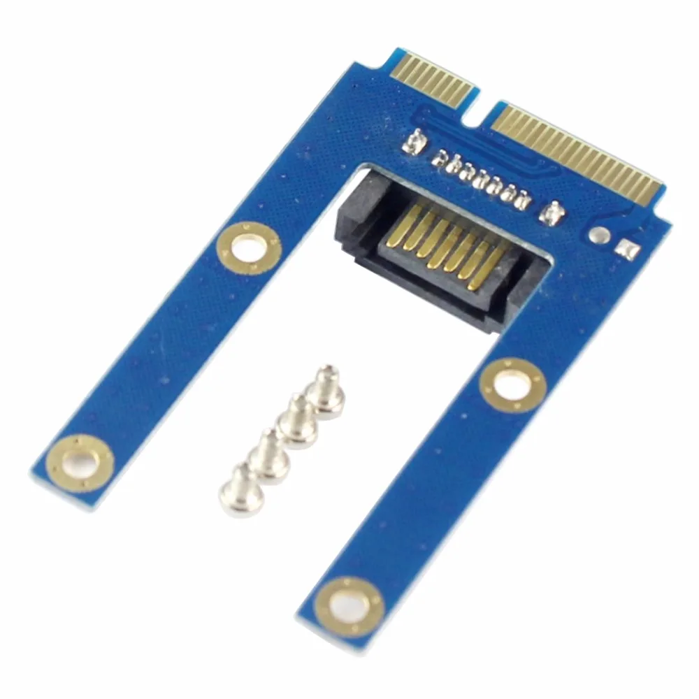 Mini PCI E mSATA SSD для SATA 7 Pin MPCIe адаптер карта|Компьютерные кабели и разъемы| |