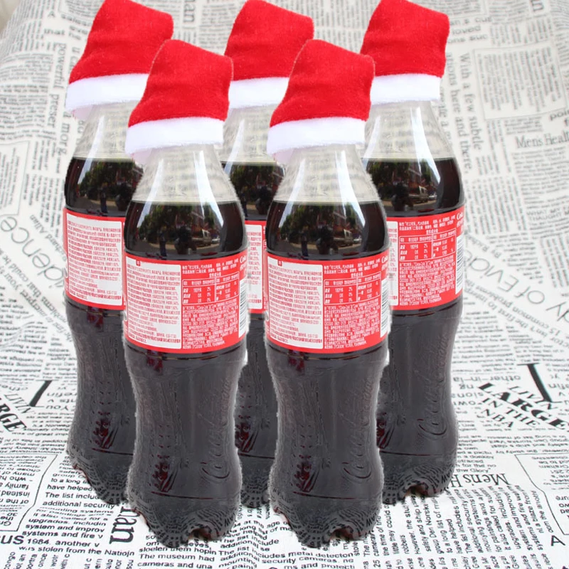 Аксессуары для конфет колпачок бутылки шляпа горячая поставка Рождественская