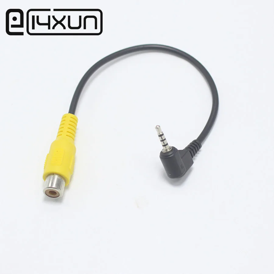 Eclyxun 1 шт. 2,5 мм 4-полюсный штекер RCA Женский Джек с 16 м кабель для gps навигатор 2,5 видео Вход заднего хода, аудио-и видеокабель