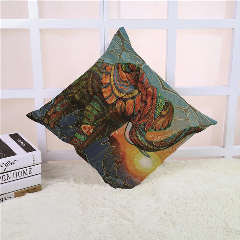 Предметы домашнего обихода наволочка Новый стиль слон модная иллюстрация