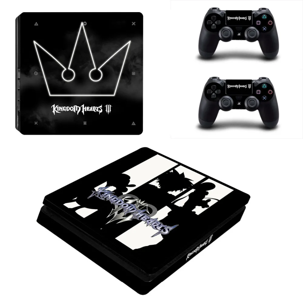 Новая наклейка на кожу Kingdom Hearts 3 PS4 Виниловая для консоли Playstation 4 и 2 контроллеров
