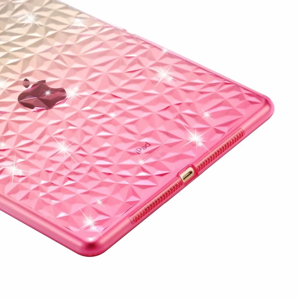 3D прозрачный мягкий Силиконовый ТПУ чехол для Apple IPad Mini 5 4 3 2 1 планшеты дети Безопасный задняя прозрачная крышка для IPad Mini 1 2 3 4 5
