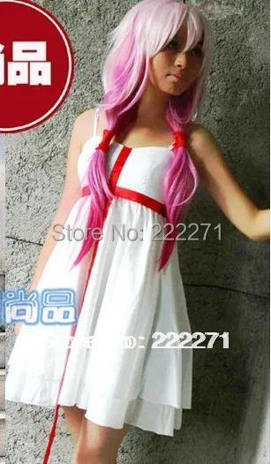 Надпись Guilty Crown GC Inori Yuzuriha белая шифоновая юбка костюм для косплея XS S M L XL