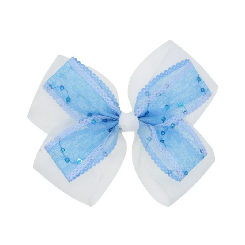 5 Colors Ribbon Bows Clips Hairpin Girl's Hair bows Boutique Clip Headware Kids Accessories | Детская одежда и обувь