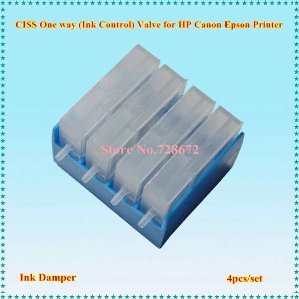 Односторонний клапан СНПЧ 4 цвета клапаны управления чернилами для струйных