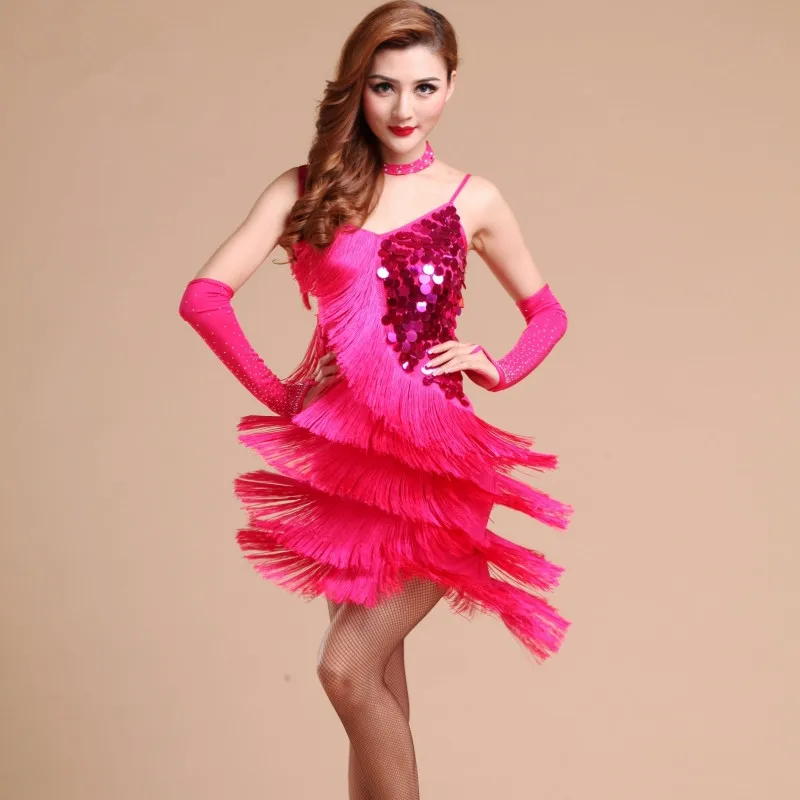 Летняя новая сексуальная Женская юбка для латиноамериканских танцев с