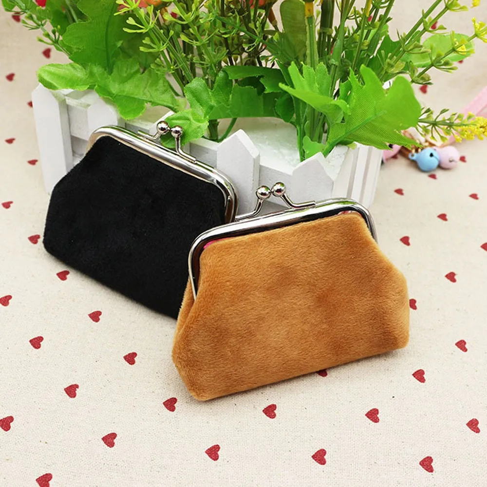 Bolsa feminina, новинка, Женский вельветовый маленький кошелек, держатель, портмоне, клатч, сумочка, сумки, женские сумки