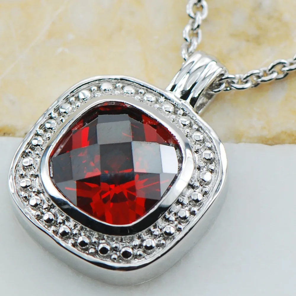 Подвеска из серебра 925 пробы с гранатом|pendant finding|pendant screwpendant forms |