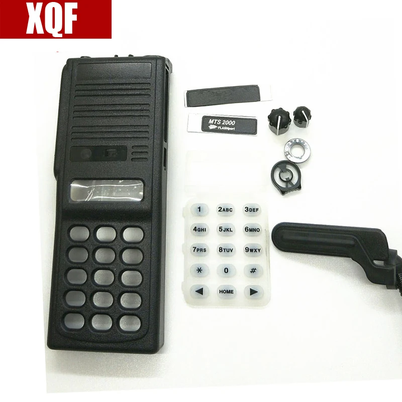 

XQF oppxun EW Complete Radio Service Parts Front Case Housing Cover Refurb Kit for Motorola walkie talkie MTS2000 MTX838 Radio