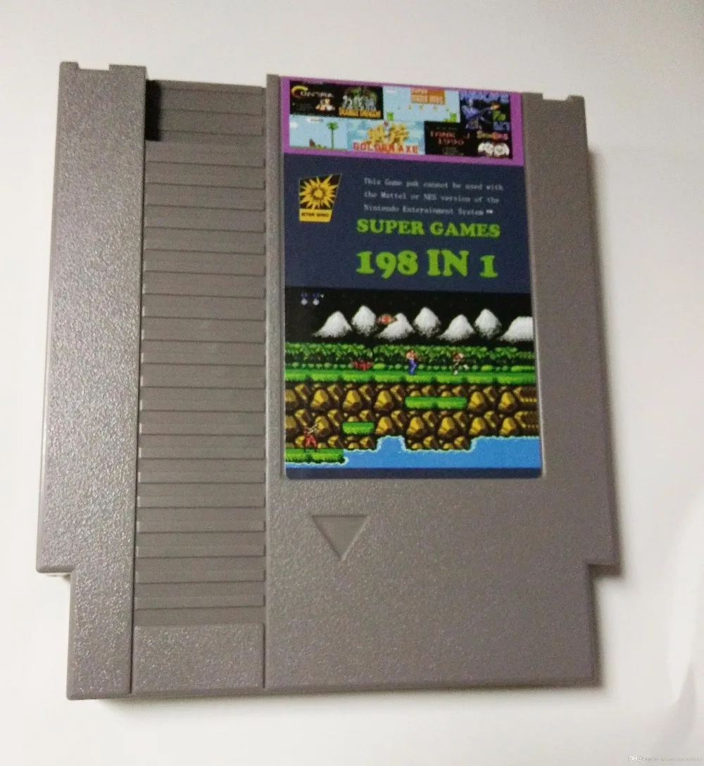 198 в 1 карманная игра 72 Pin игровая карта для 8 бит игровой плеер бесплатная доставка