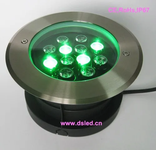 

CE,IP68,high power 12W RGB LED outdoor spotlight,good quality stainless steel fitting SL304,EDISON Chip,DS-11S-09-12W-RGB